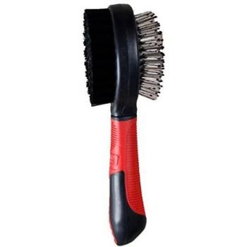 Brosse Perfect Care double - Picots Métal et Poils 21 cm