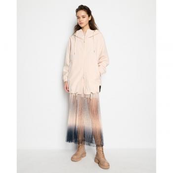 Parka Cortavientos Plegable para Mujer Armani Exchange Color Rosa Talla XS