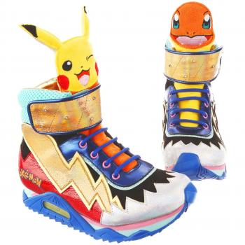 Irregular Choice Pokemon Bolts and Flames Sneaker