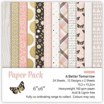 Golden Dots Retro Scrapbooking Paper Set