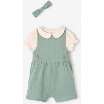 Bebé Verde Sauce: Camiseta + Mono + Cinta
