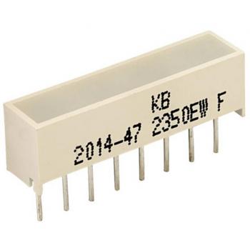 Kingbright KB-2350EW 4-Channel Red LED Bargraph Display (20.04 x 4.86 x 6.1 mm)