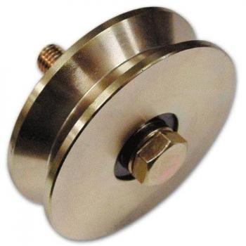 Dck Group - Ruota Per Cancelli Con Bullone 'Fc305' 160Mm 2 Cuscinetti Gola v