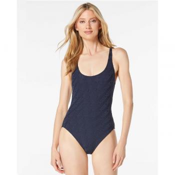 Bañador Jacquard azul oscuro Michael Kors para mujer