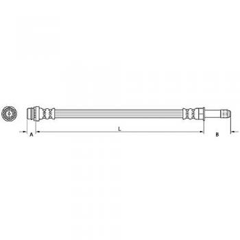 Metzger Bremsschlauch hinten Ford Galaxy