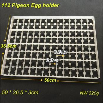 Incubation Egg Tray - 88 Capacity, White Plastic (50x35.6x2.5cm)