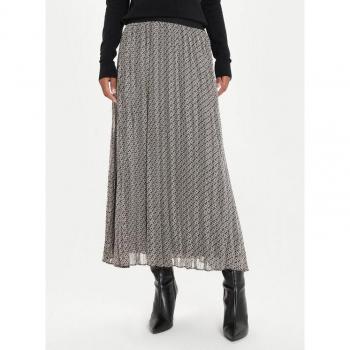 Morgan Falda Midi con Pliegues Estampados