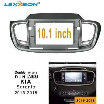 Panneau adaptateur cadre de lunette DVD 10.1 – Revêtement voiture Kia Sorento, installation facile