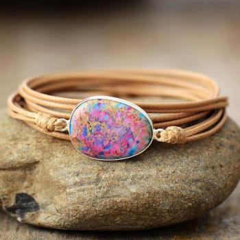 Natural Stones Boho Long Friendship Bracelet