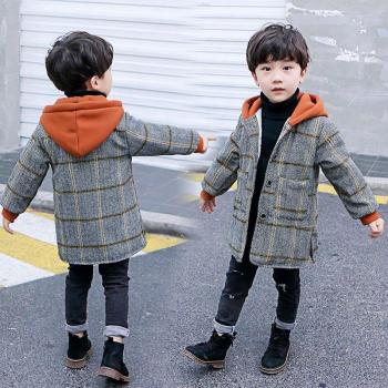 Plus Velvet Thickened Baby Coat for Autumn