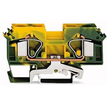 12mm Single Pole Ground Termination Block – 283-607/999-950, 25 Units