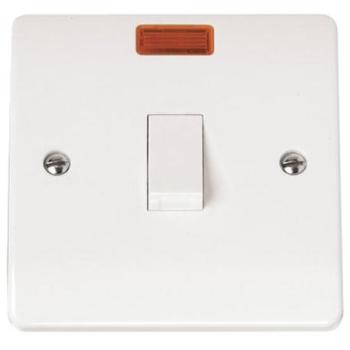CMA623 20A Double‑Pole Rocker with Neon