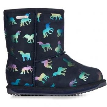Rainbow Unicorn Brumby K12373 Schneeschuhe von EMU Australia in Dunkelblau