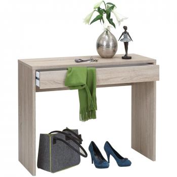 FMD Schreibtisch Eichenbraun mit großzügiger Schublade 100×40×80 cm