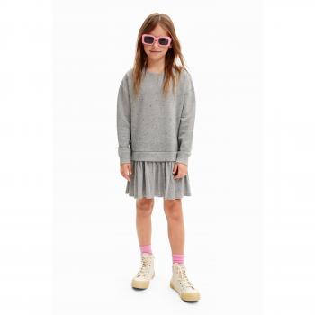 Desigual Alessia Kinderkleid Grau
