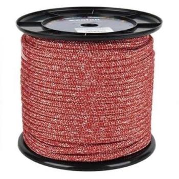 Driza náutica trenzada 10 mm 100 m rojo