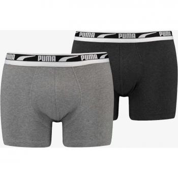 Mutande Puma Multilogo - Grigio - Boxer Uomo taglia L