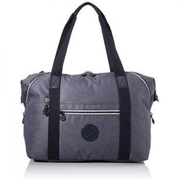 Kipling Art M Bolsa de Tela y Playa, 58 cm, 26 litros, Negro