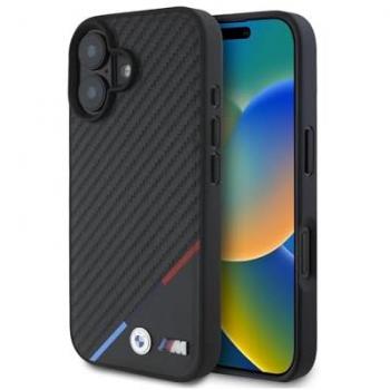Cover Smartphone BMW BMHMP16M23PUDTK Tricolore MagSafe per iPhone 16 Plus