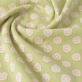 Lemon Tree Fabric - 50cm x 145cm, Pure Cotton for DIY Projects