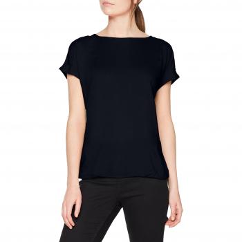 TOM TAILOR Damen Bluse Easy Feminine Blouse, Blau (Real Navy Blue 6593), 40