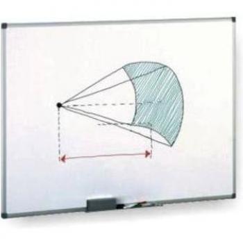 Magnetic board Faibo Melamin 100 x 150 cm White Aluminium Faibo Office and stationery, Office materials