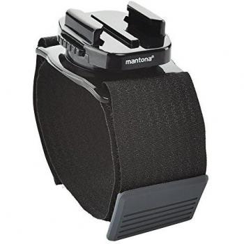 Monture clip 360° Mantona 21277 – fixation rapide pour action cams