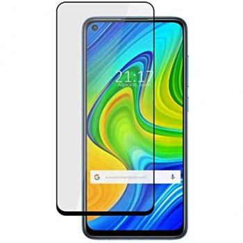 Tumundosmartphone Protector de Pantalla Completo 5D Full Glue para Xiaomi Redmi Note 9 - Vidrio Templado Negro