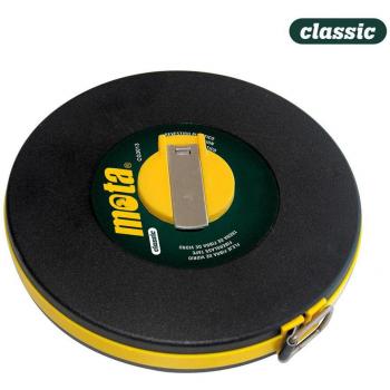 Ruban à mesurer fibre de verre 20 m – Mota, jaune, 13 mm