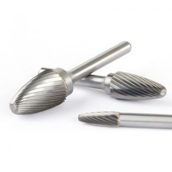 Cortador Rotativo de Cabezal Curvado F en Acero de Tungsteno para Carpintería