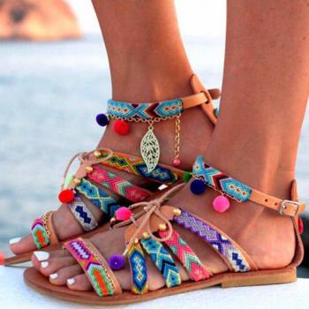 Zapato Gladiador de Cuero