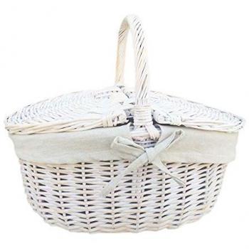 CottonGlow Wicker Basket