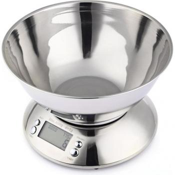 Electronic Food Scale 5kg/1g Stainless Steel