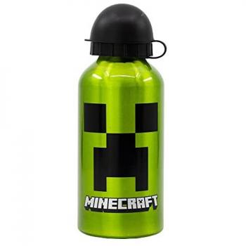 Botella de aluminio Minecraft Creeper Green 400 ml