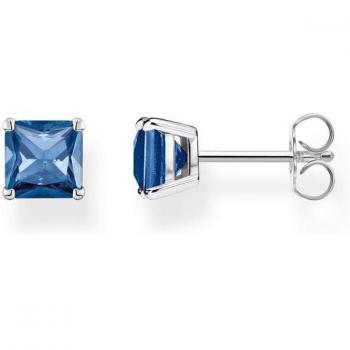 Thomas Sabo H2174-699-32 Damen-Ohrringe Ohrstecker Blauer Stein Silber