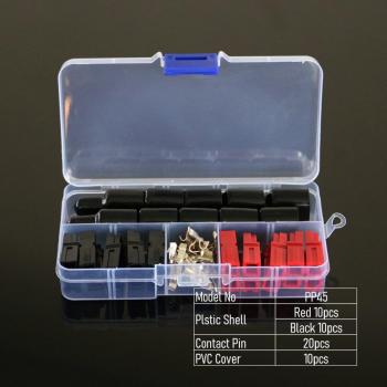 10pcs Solar Panel Connector Set - Red & Black Flame Retardant Sleeves
