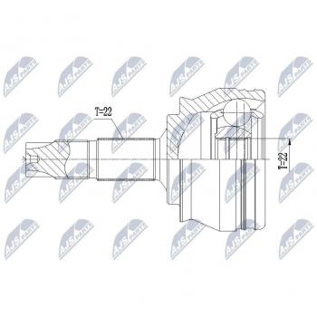 Giunti Semiasse Kit NTY NPZ-FT-001