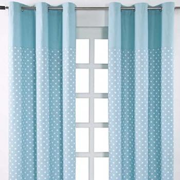 Cortinas con Ojales Estrelladas Homescapes 137 x 228 cm