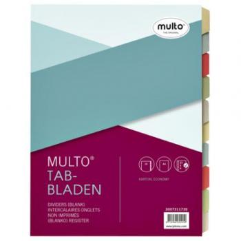 Cartes de travail Multo A4 23R en set de 10