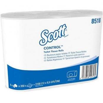 Scott Control Toilettenpapier 3 épaisseurs 8518 6 Rollen 350 Blatt