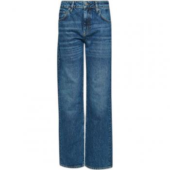 Fulton Vintage Blue Mid‑Rise Wide‑Leg Jeans – Superdry