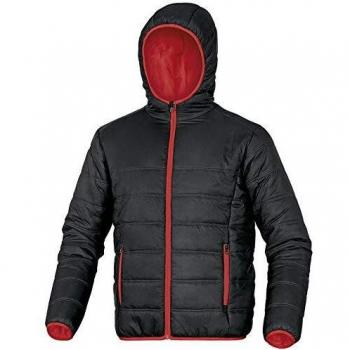 Delta Plus DOONNRTM - Chaqueta acolchada color negro y rojo