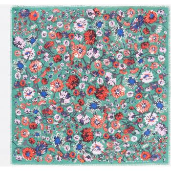 Chal de Flores Estampado Beige