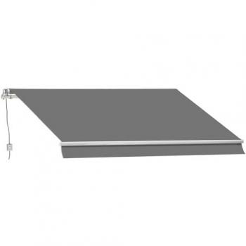 Tenda da Sole 3x2m Fadi Grigia Motorizzata Barra Quadra