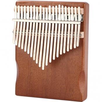 21-Key Mahogany Kalimba Thumb Piano with Tuning Tool