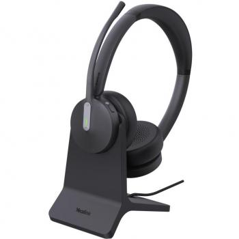 Cuffie Wireless Yealink BH70 – Bluetooth 5.0, Base USB‑A, Nero