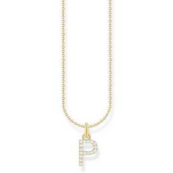 Collar de Oro con Letra P - Thomas Sabo