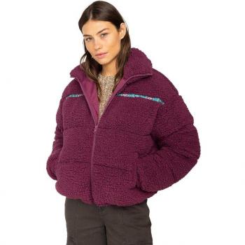 Giacca Sherpa Rosa Scuro Billabong Donna