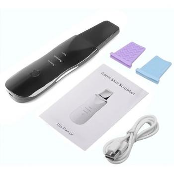 Dispositivo de limpieza facial sónica, elimina espinillas y piel muerta, carga USB