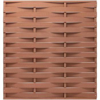 VidaXL Zaunelement WPC 170x180 cm Braun